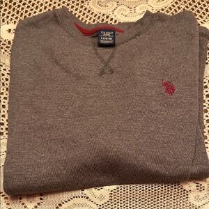 U.S. Polo Assn. Gray Long Sleeve Tee